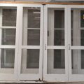 Wooden bi-fold door