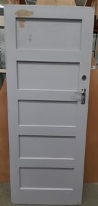 Solid 5 panel Native timber bungalow door