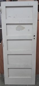5 panel Solid native timber bungalow door