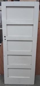 5 panel Solid native timber bungalow door