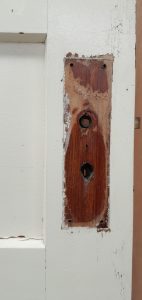 Solid 5 panel wooden Bungalow door