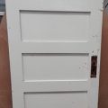 Solid 5 panel native timber bungalow door