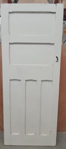 5 panel solid wooden bungalow door