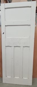 5 panel solid wooden bungalow door