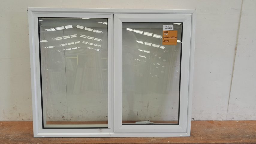 White double glazed awning window