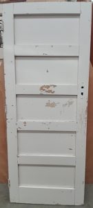 5 panel solid heavy Bungalow door