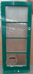 Wooden exterior door