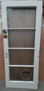 Wooden exterior door