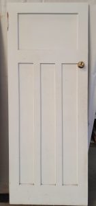 Wooden bungalow door