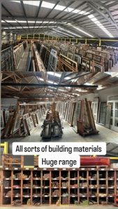 Solid Rimu wooden bungalow door