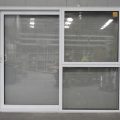 White Aluminium Sliding Door - Double Glazed