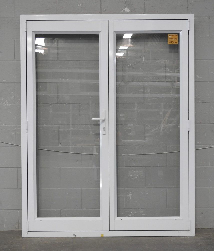 White Aluminium French Doors