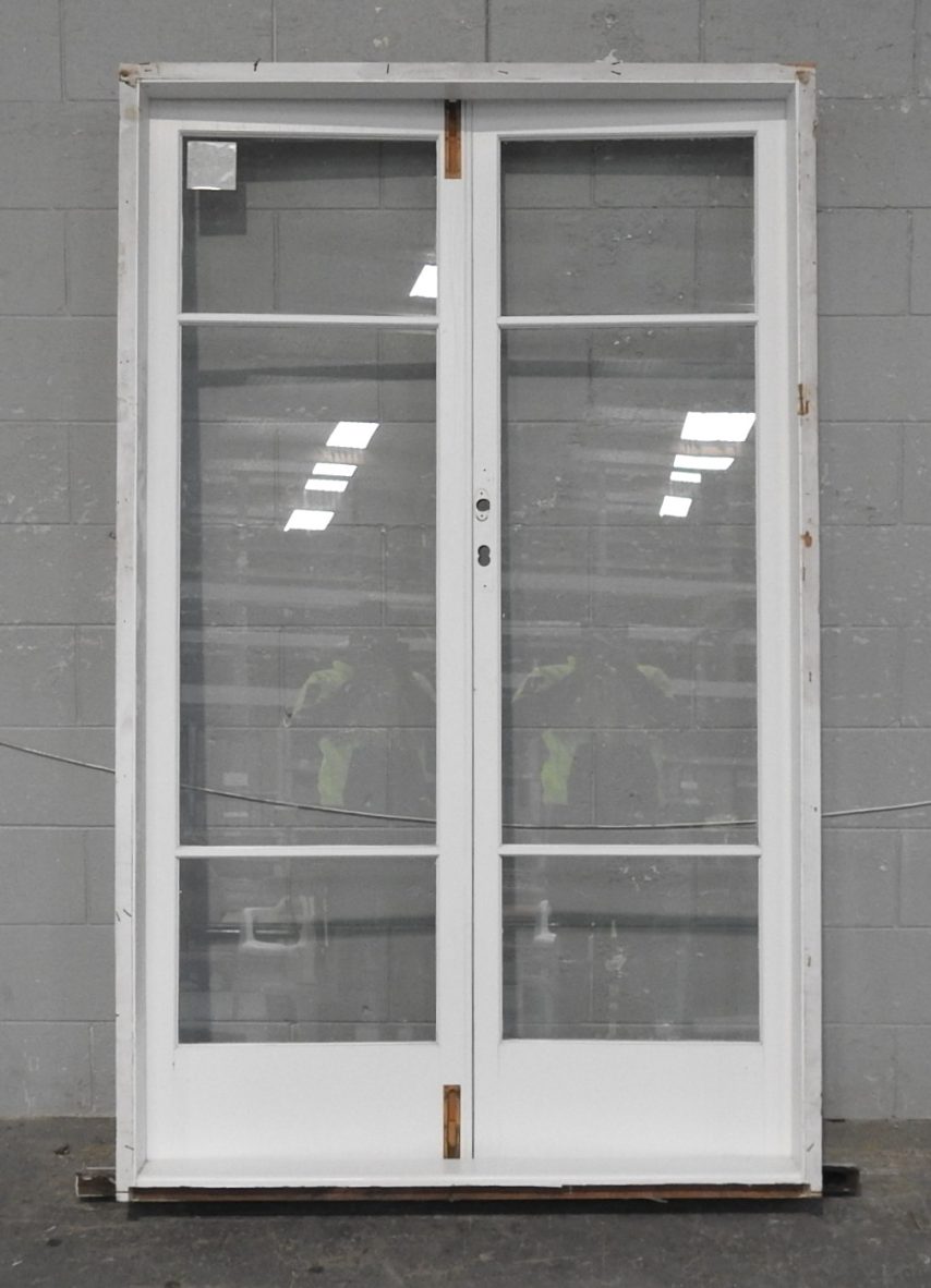 Bungalow Style Wooden French Doors