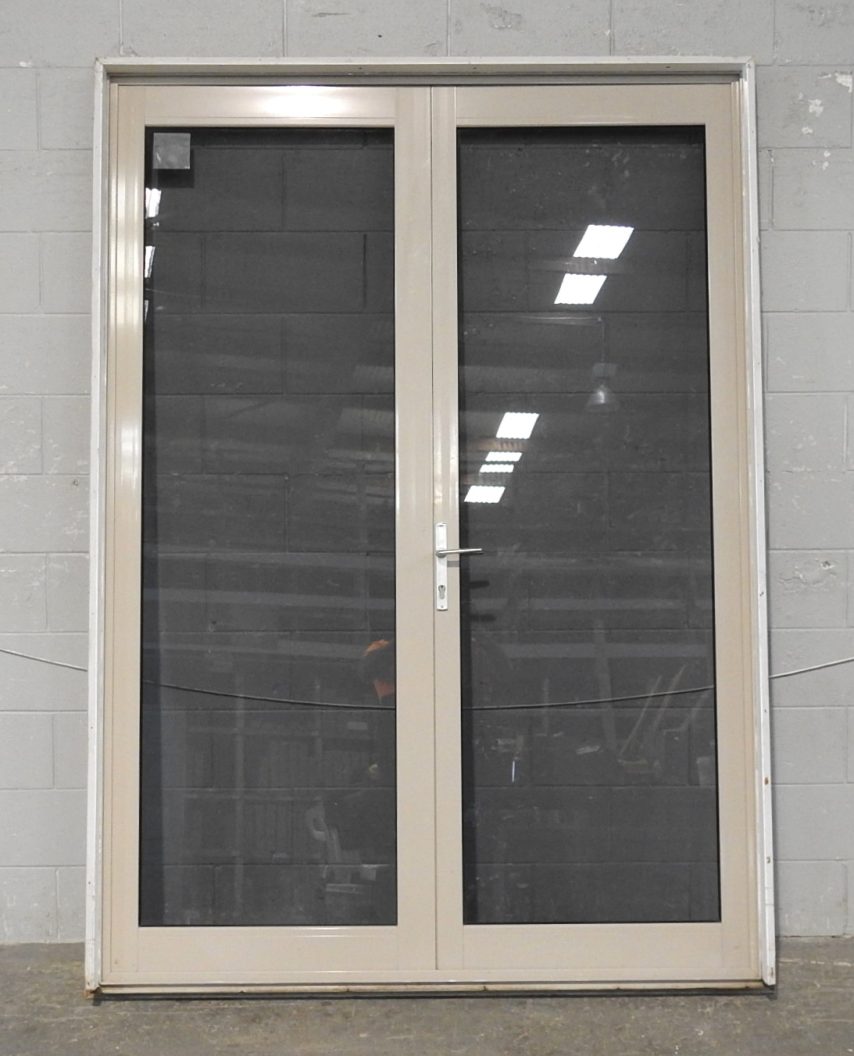 Desert Sand Aluminium French Doors