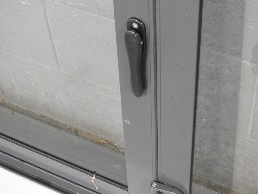 New Denim Blue Aluminium Bi-Fold Window