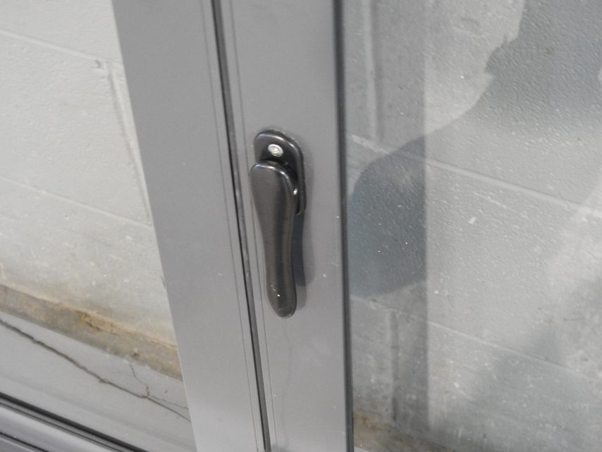 New Denim Blue Aluminium Bi-Fold Window