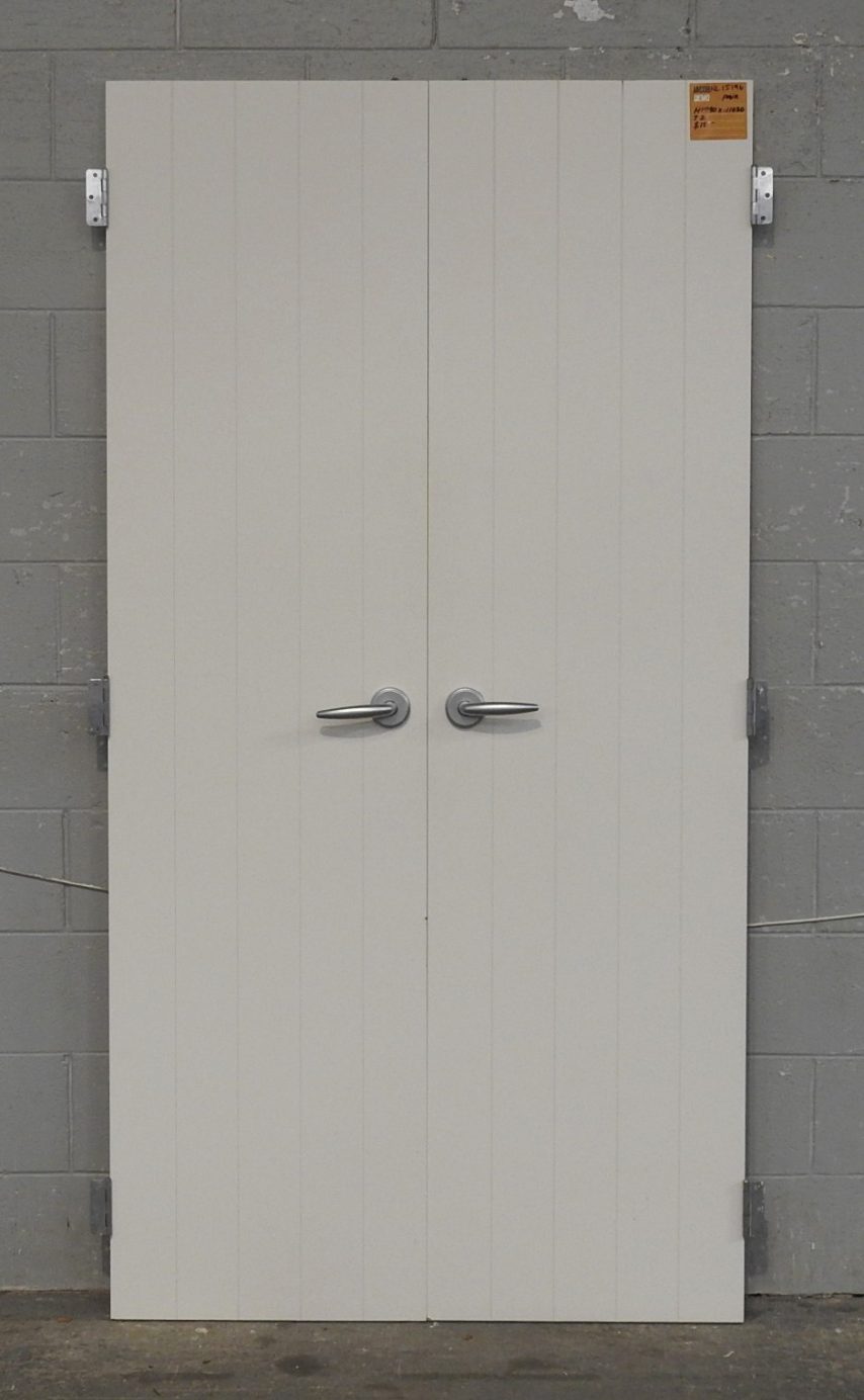 Wooden Flush Panel Internal Double TG&V Doors - Unhung