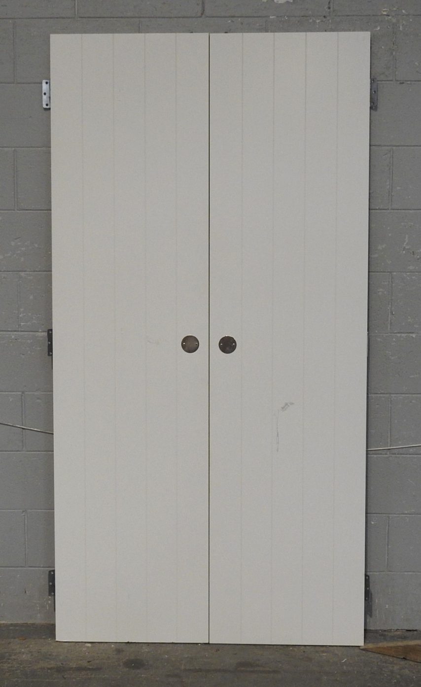 Wooden Flush Panel Internal Double TG&V Doors - Unhung