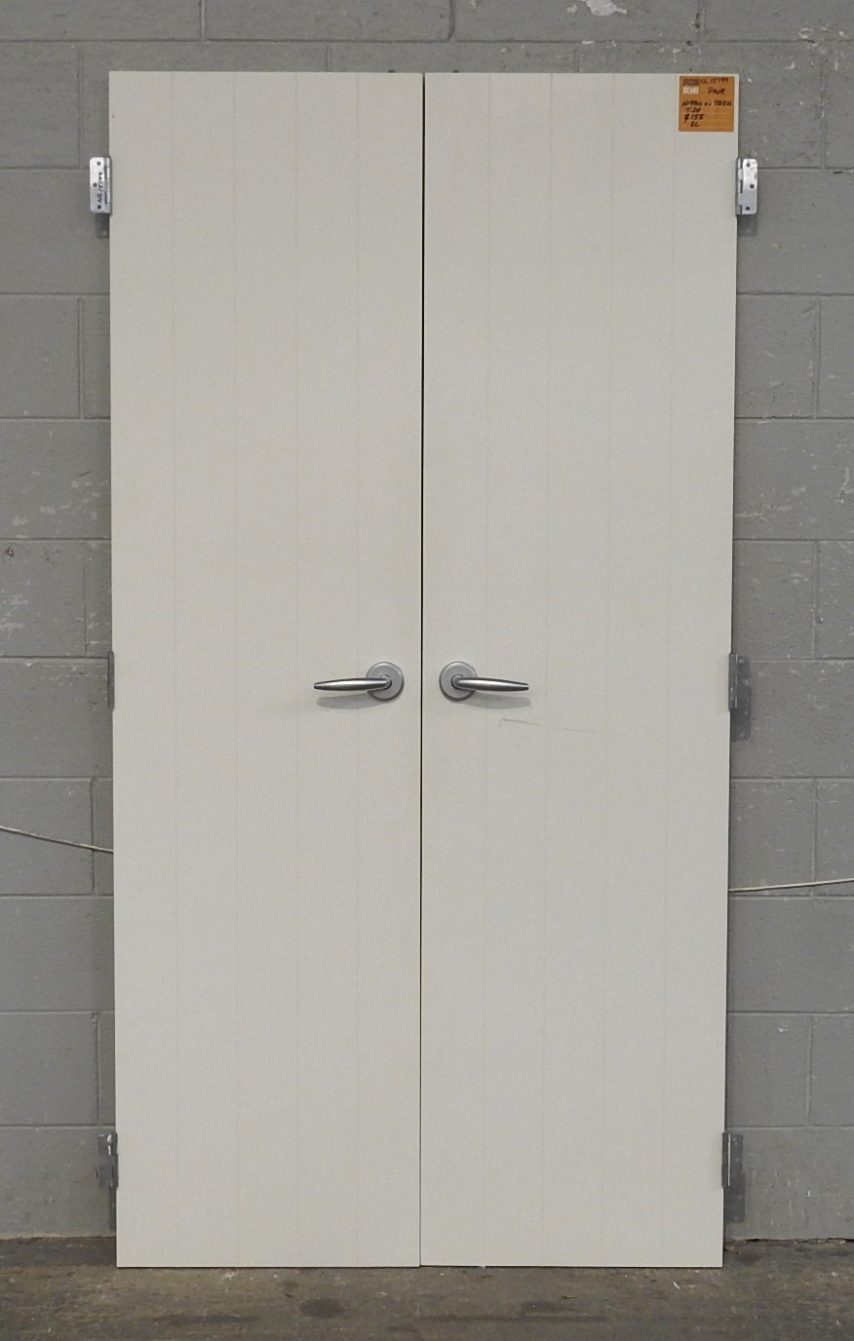 Wooden Flush Panel Internal Double TG&V Doors - Unhung