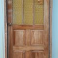 Beautiful solid wooden entrance door