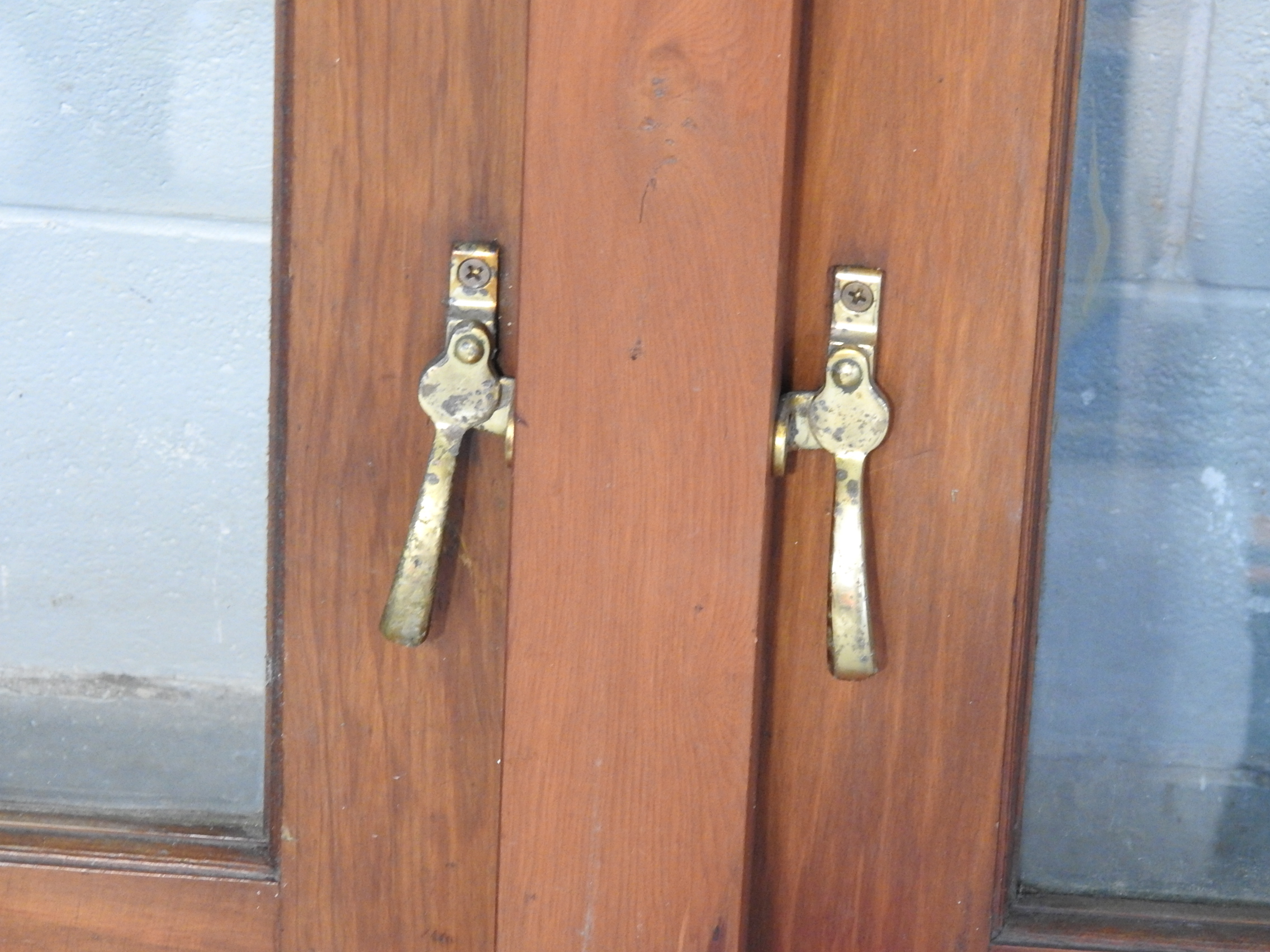 Wooden Casement Window With Shutters