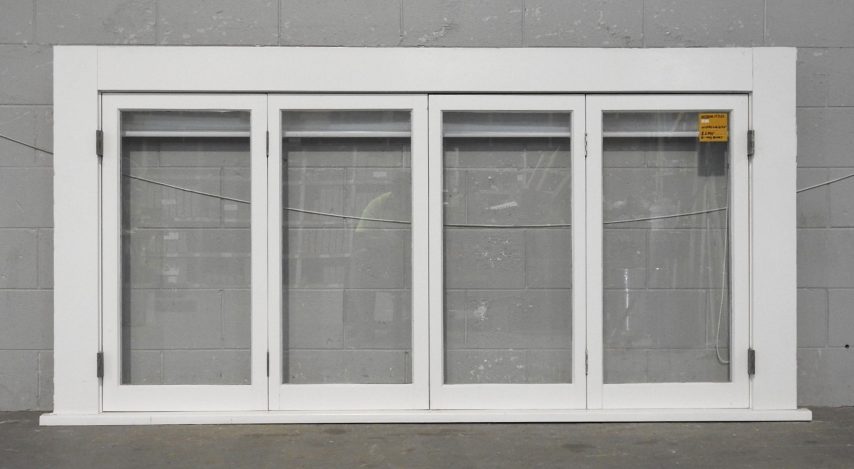 Wooden Bi-Folding Windows - Cantilever Type