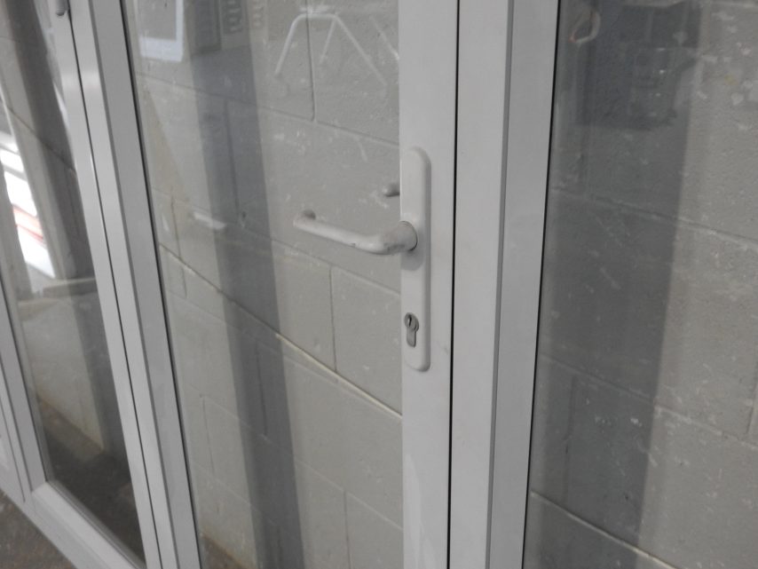 Silver Pearl Aluminium 6-Leaf Bi-Folding Doors
