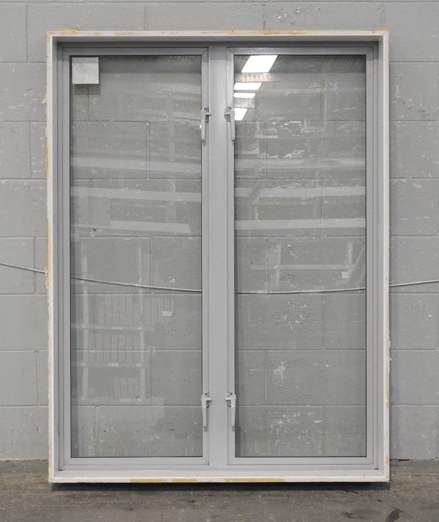 Silver Pearl Aluminium Casement Window
