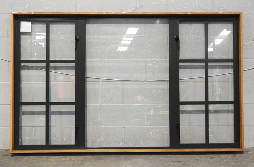 Colonial Style Karaka Green Aluminium Casement Window
