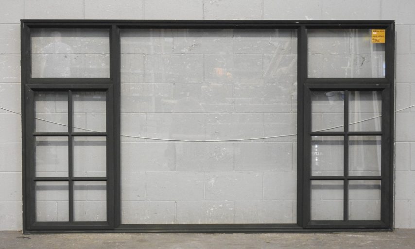 Colonial Style Karaka Green Aluminium Casement Window