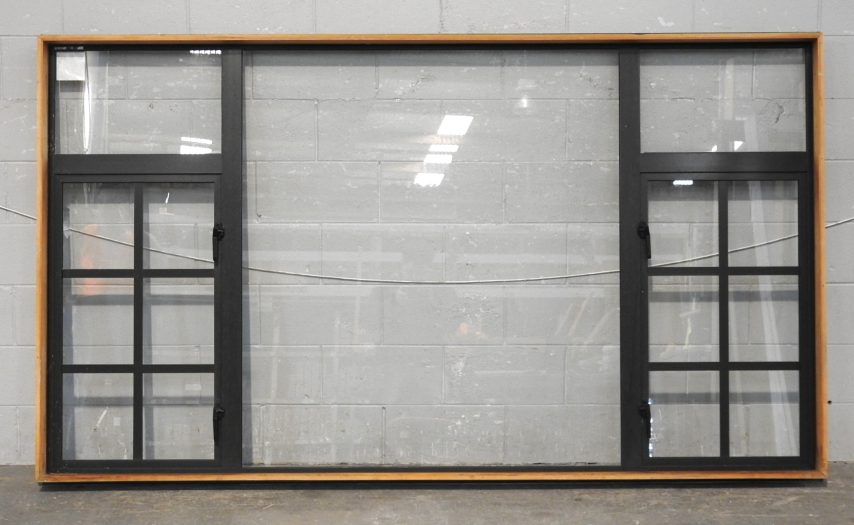 Colonial Style Karaka Green Aluminium Casement Window