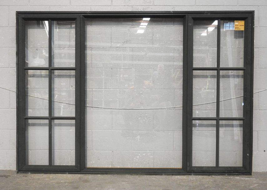 Colonial Style Karaka Green Aluminium Casement Window