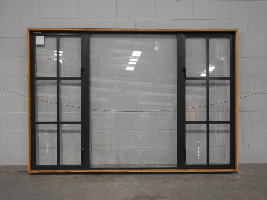 Colonial Style Karaka Green Aluminium Casement Window