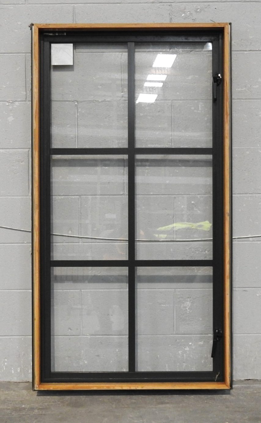 Colonial Style Karaka Green Aluminium Casement Window