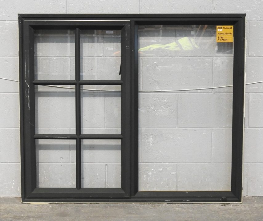 Colonial Style Karaka Green Aluminium Casement Window