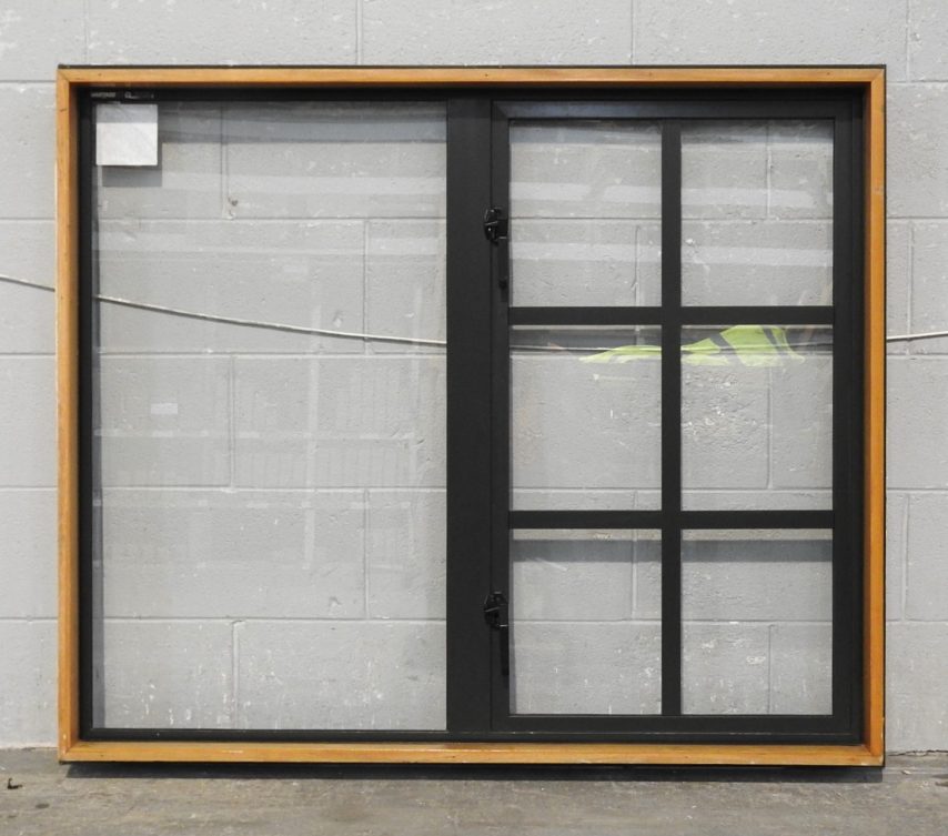Colonial Style Karaka Green Aluminium Casement Window