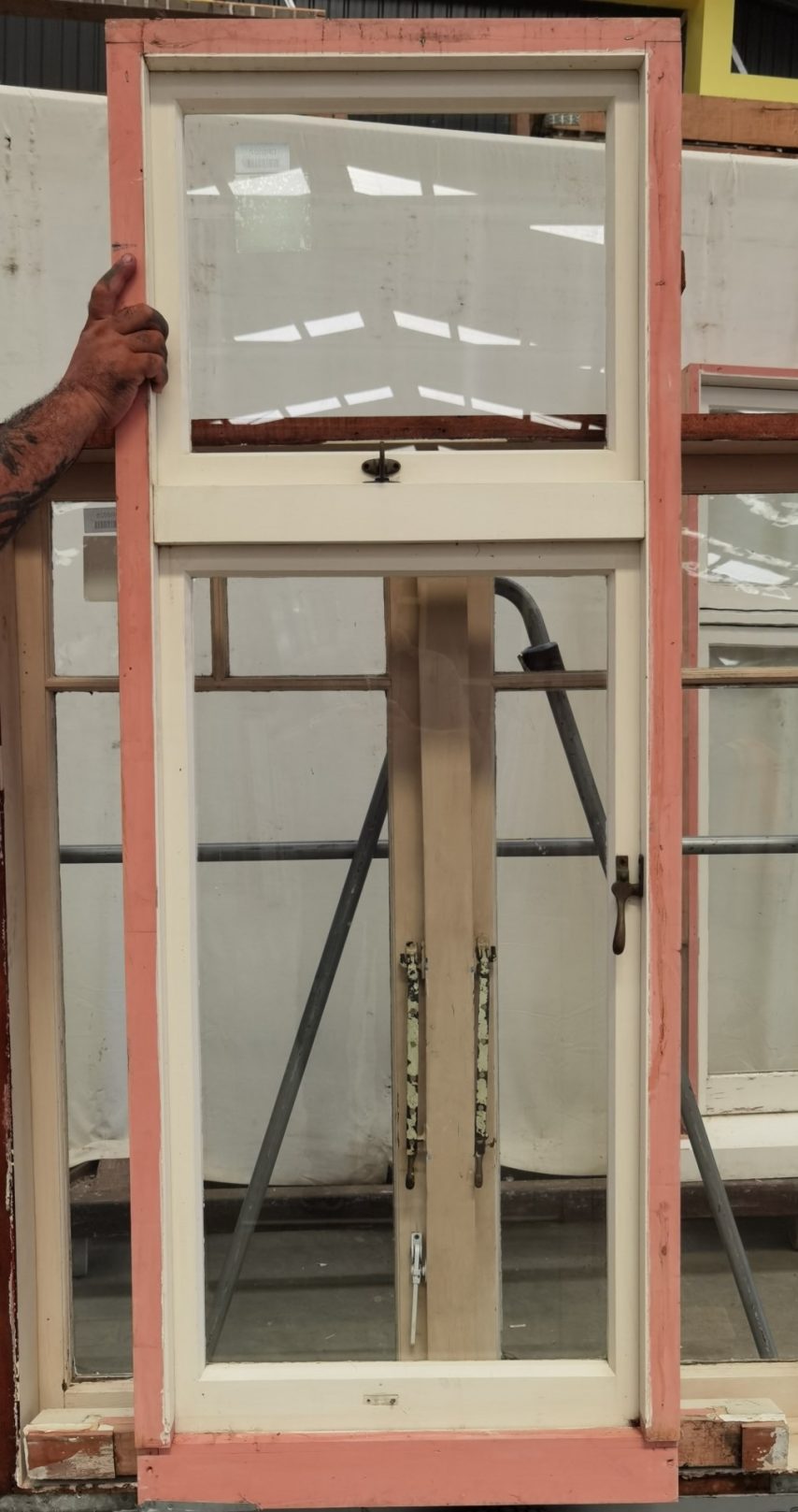 Wooden single casement window