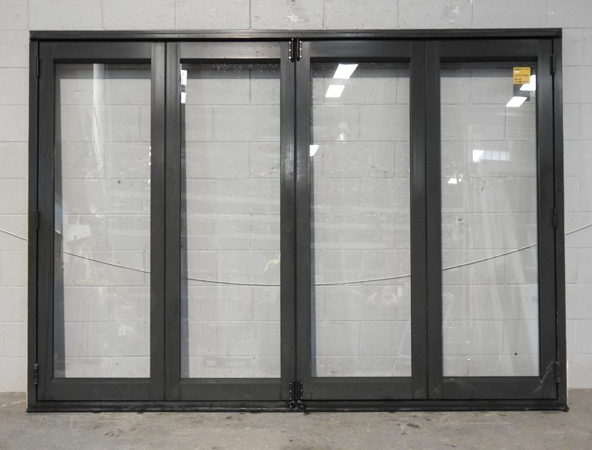 Karaka Green Aluminium Bi-Fold Doors
