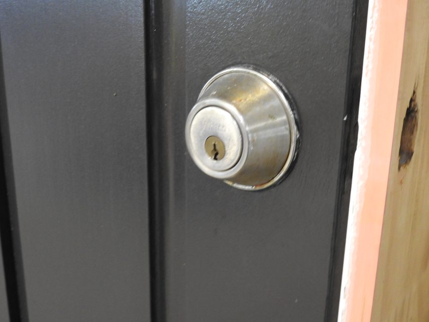 Villa Style Wooden Exterior Door - Opens Out From Right