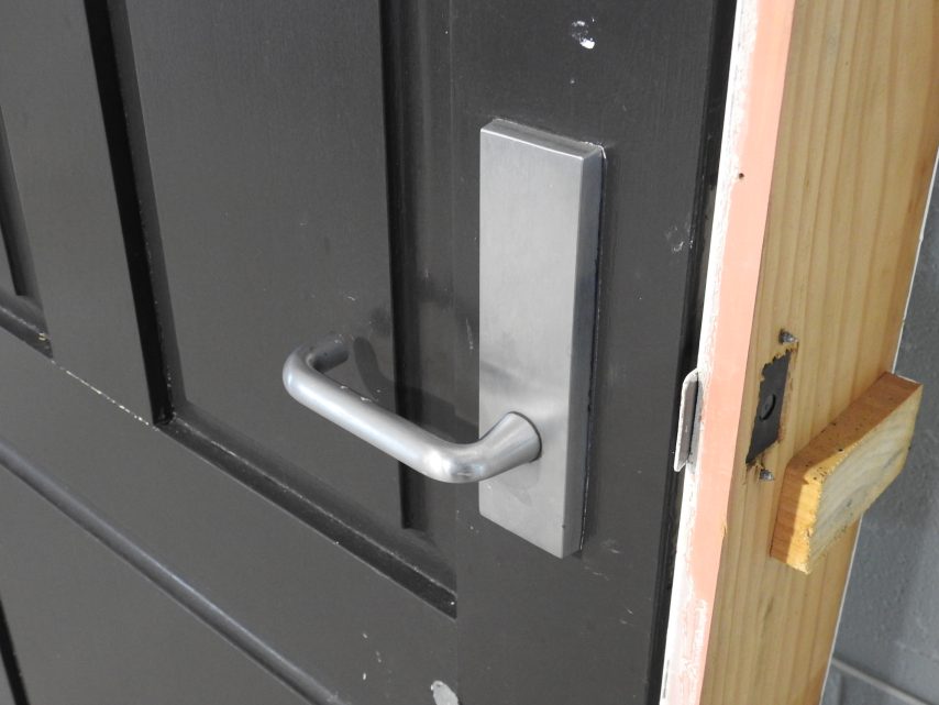 Villa Style Wooden Exterior Door - Opens Out From Right
