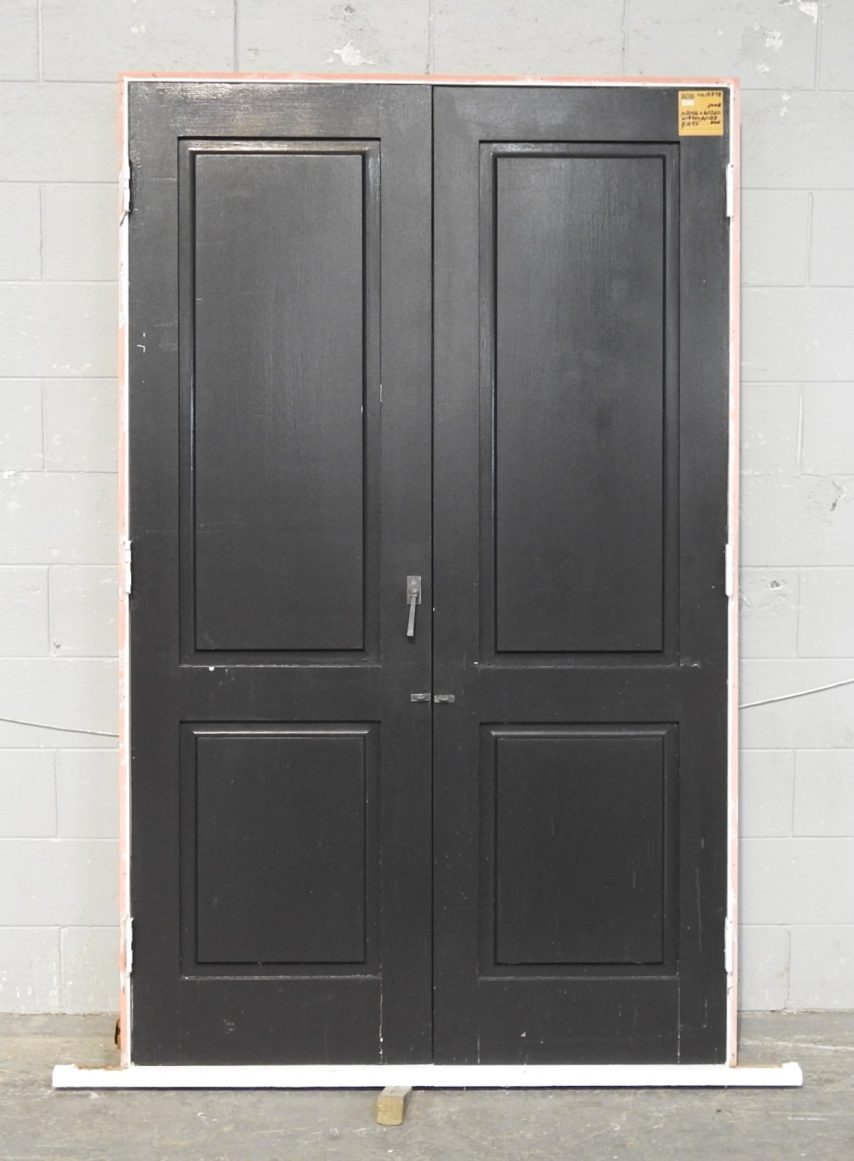 Wooden Exterior Double Doors Ex-Garage/Shed