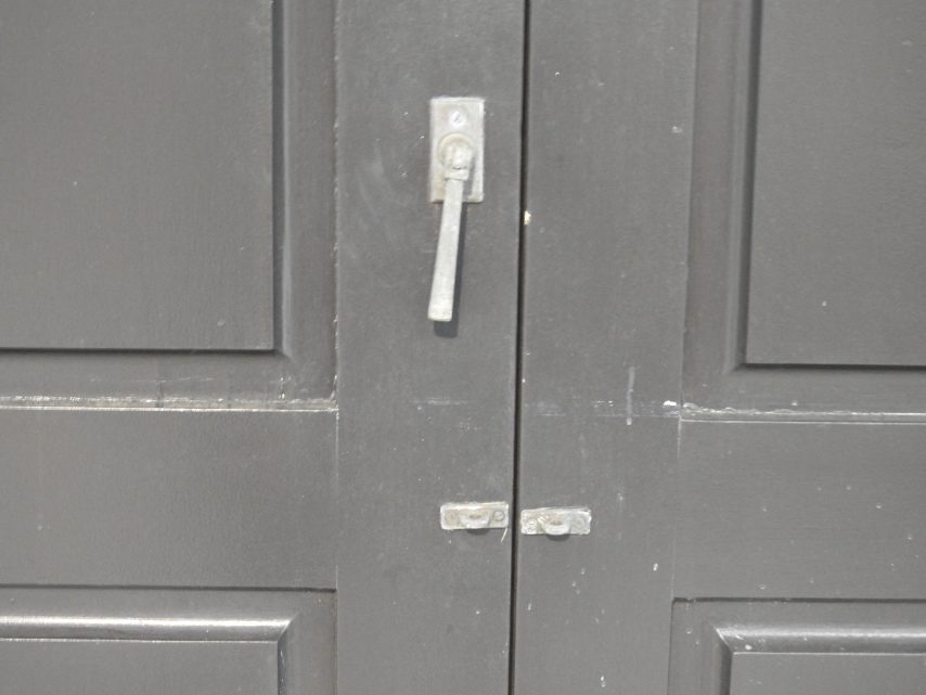Wooden Exterior Double Doors Ex-Garage/Shed