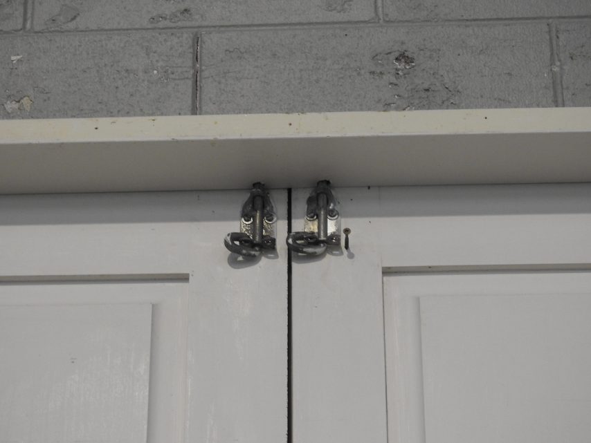 Wooden Exterior Double Doors Ex-Garage/Shed