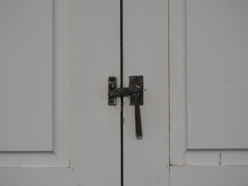 Wooden Exterior Double Doors Ex-Garage/Shed