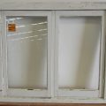 Wooden twin casement window