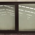 Lignite aluminium double glazed single awning window
