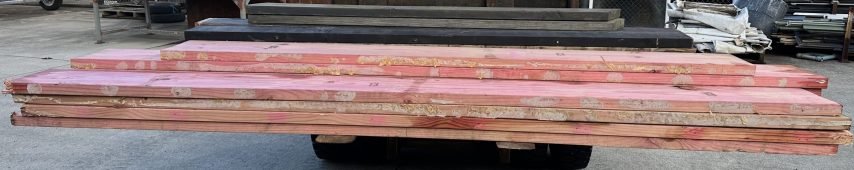 Borer treated Pine timber