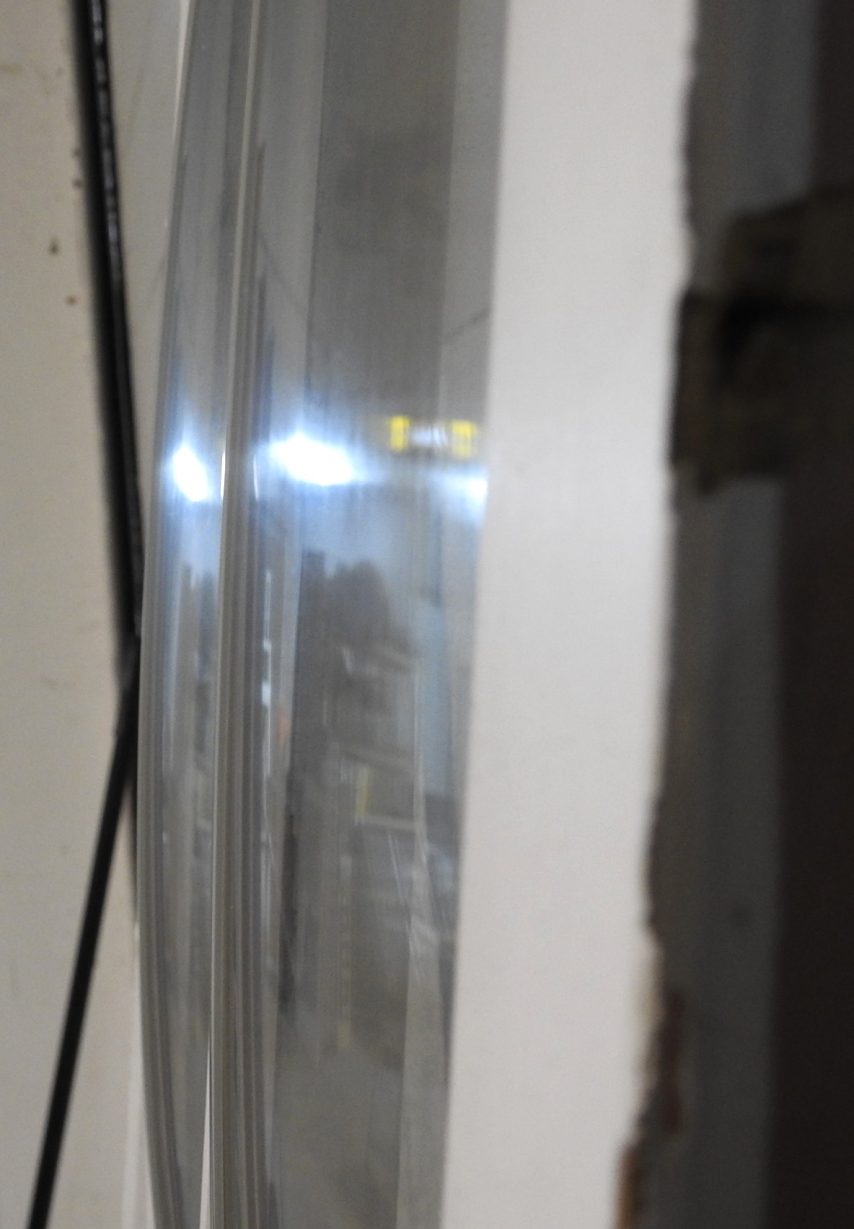 Tall Wooden Fixed Bubble/Bow Glass 6-Light Window