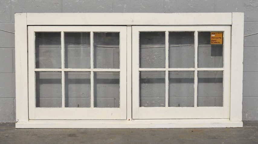 Colonial Style Wooden Double Awning Window