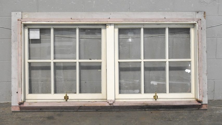 Colonial Style Wooden Double Awning Window